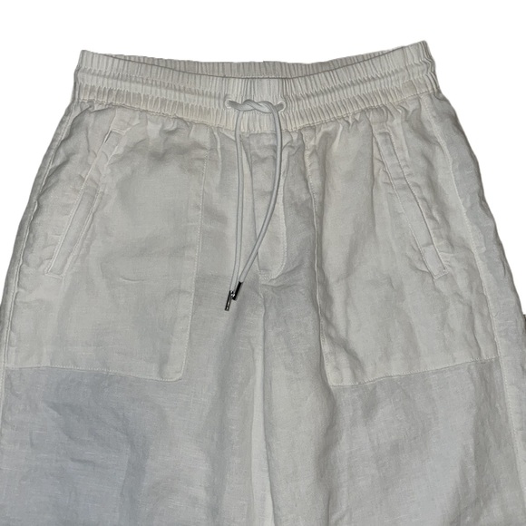 Athleta Women’s Retreat Linen Wide Leg Pant in Calla Lily Size 2 - Picture 5 of 12